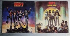 KISS Vinyl LP 2 Album Studio Lot Destroyer Love Gun Casablanca 1970s Vintage VG