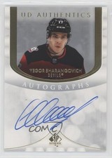 2024-25 SP Authentic 2023-24 Update UD Authentics Yegor Sharangovich Auto 0o5t