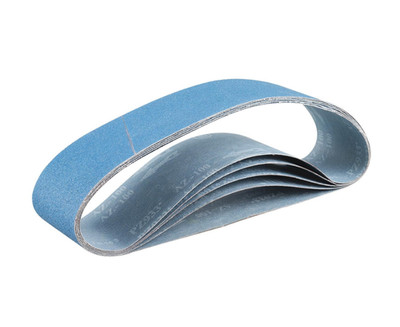 3-Pack 6''x48'' Preminum Blue Zirconia Sanding Belt for Polishing Wood/Metal P120
