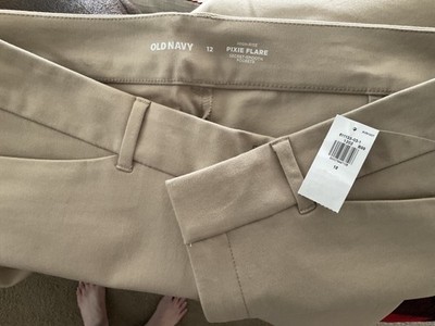 Pixie Pants Old Navy, Size 12 regular, Khaki Color, Brand New with tag.