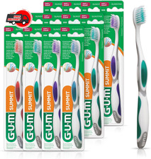 GUM Summit Ultra Soft Toothbrush Pack of 12 Extra Soft Tapered Bristles