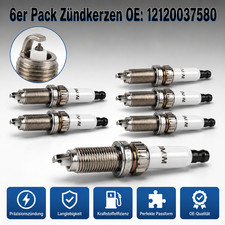 6x f�r BMW 535i N54 E88 N55 F23 F87 M135i F20 F34 3er 5er 12120037580 Z�ndkerze