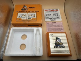 Nintendo Game & Watch LIFE BOAT TC-58 1983 Near Mint in Box