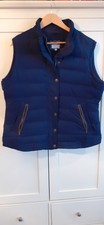 Fat Face Ladies Navy Padded Gilet Size 18