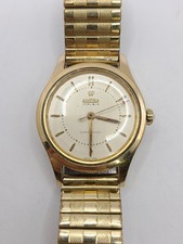 ROAMER Super Shock Hand Wound Men's Watch Steel Vintage Wrist STILL WORKING