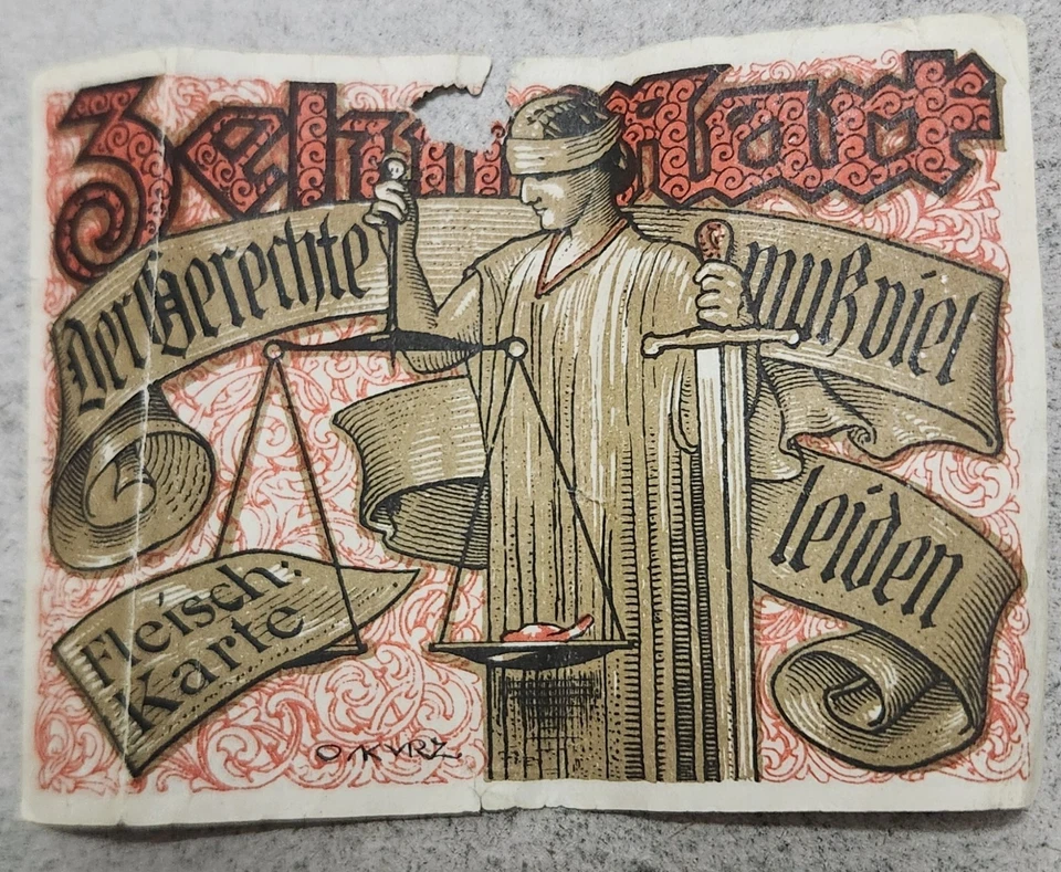 TONNDORF-LOHE (WEIMAR REPUBLIC / GERMANY) / TEN MARK LOCAL BANKNOTE 1921 (TORN) - Image 2 of 2
