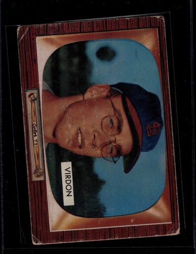 Bill Virdon #296 1955 Bowman card