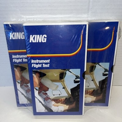 KING Instrument Rating Flight Test 3 VHS And Manual-New Sealed 