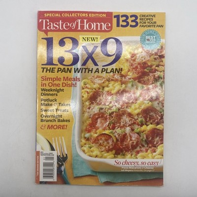 Taste of Home Spring 2014 13x9 The Pan With a Plan Cookbook Magazine