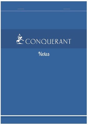 CONQUERANT SEPT Notizblock Notes kariert DIN A5 100 Blatt