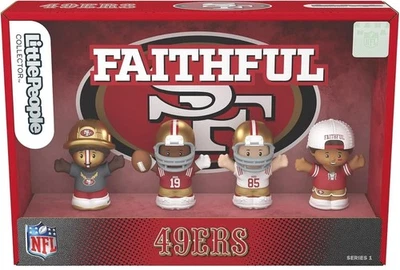 FISHER-PRICE Fisher Price Little People Collector San Francisco 49ers NFL 4 Figure Set Kittle