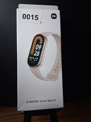 All White Xiaomi Smart Band 8  Smart Watch and Fitness Tracker