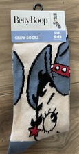 Betty Boop Licensed Crew Socks Size 9  13 Western Style Equalizer Accessories
