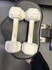 IGX 10 lb White Cast Iron Fixed Weight Dumbbells Pair (2 x 10 lb) — photo 2