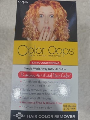 Color Oops Hair Color Remover EXTRA CONDITIONING Ammonia & Bleach Free