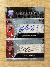 2007-08 Upper Deck Be a Player - Toews/Mueller #2S-TM Signatures Double Auto 
