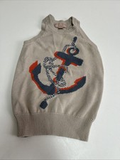 Stella Mccartney For BabyGAP Sleeveless Sweater Dress Size 4T Nautical Summer