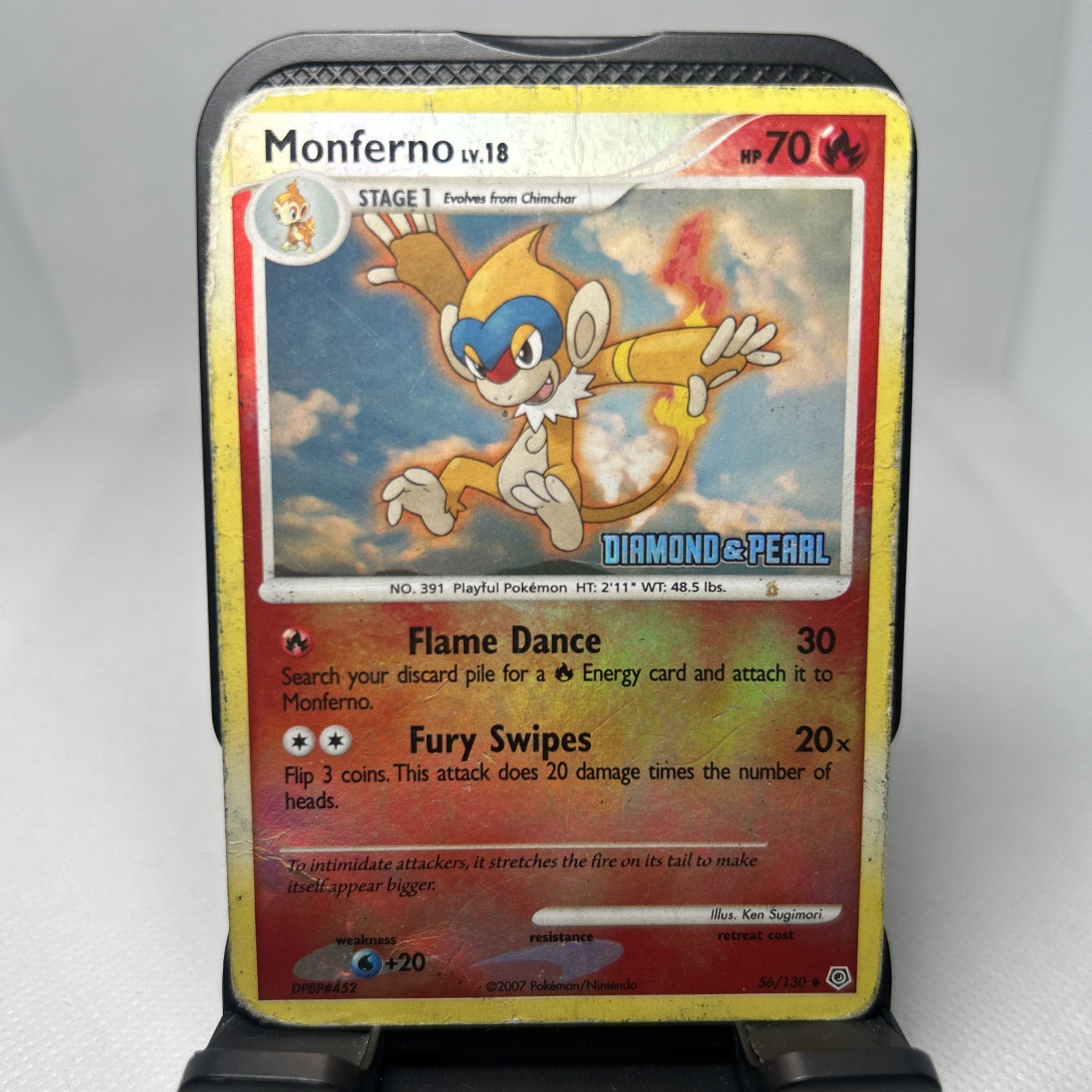 Monferno 56/130 Diamond and Pearl Reverse Holo