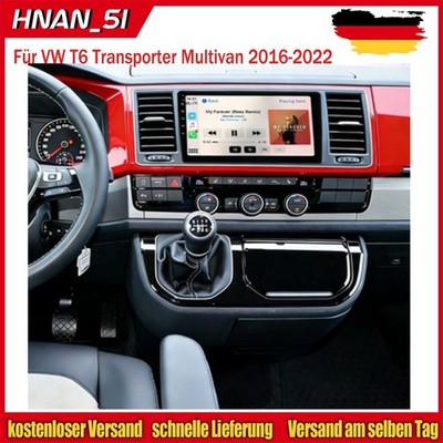 9''Autoradio Für VW T6 Transporter Multivan 2016-2022 Carplay Android 15 GPS Navi