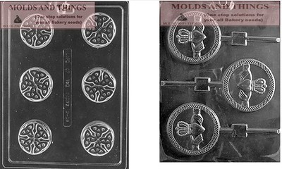 Celtic Knot Plastic Chocolate Candy Mold  the Claddagh Irish Symbol Candy Mold