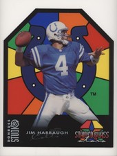 1997 Donruss Studio Stained Glass Stars 8x10 Promos /1000 Jim Harbaugh #13 0q3