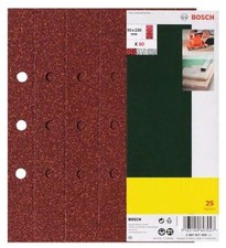 Bosch Schleifblatt-Set Schwingschleifer 25tlg. 8 Löcher 93 x 230 Körnung 60 -.