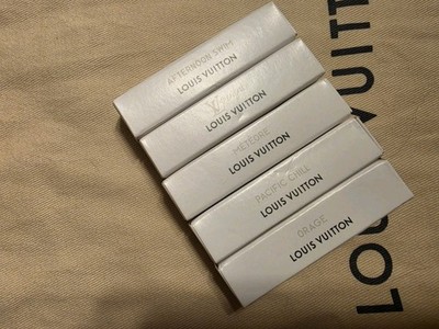 Louis Vuitton Set Of 5 Small 2 ml Samples Afternoon Swim,pacific Chill, Etc.