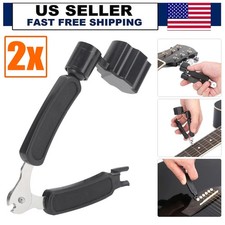 Guitar String Winder, Cutter and Bridge Pin Puller 3-in-1 Tool For Acoustic USA