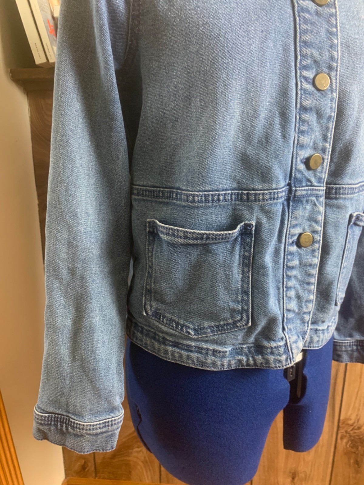 universal thread denim cotton jacket - medium - image 3