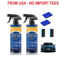 2Pcs Quick Car Coating Spray, 2025 New Quick Effect Coating Agent for Car, 120ml