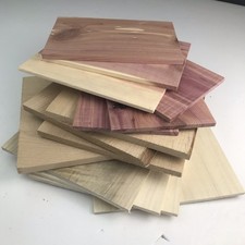 Thin Wood Scraps For Arts And Crafts Cedar Poplar Alder Project Lumber Lot 104