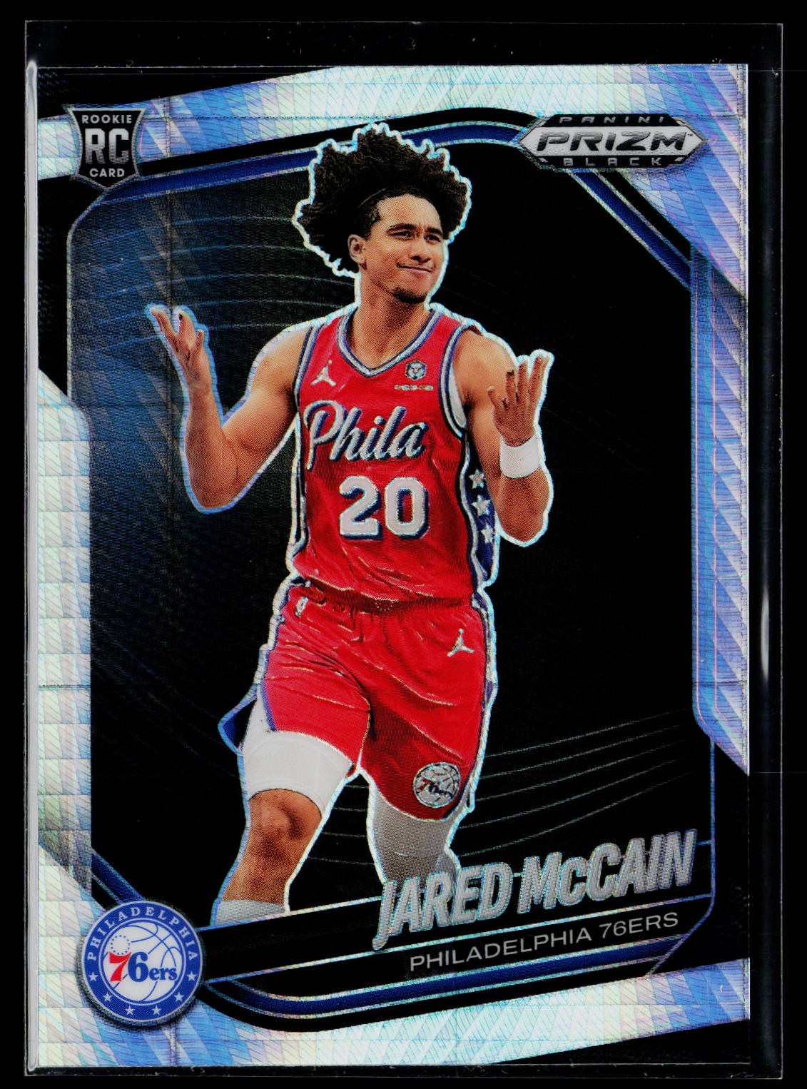 2024-25 Panini Prizm Black #80 Jared McCain Hyper