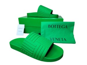 BOTTEGA VENETA 651402 Men\'s Slide Sandals Intrecciato Starfish Turquoise Blue 42 BOTTEGA VENETA（ボッテガ・ヴェネタ） サンダル INTRECCIATO  main image 4