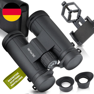 Fernglas 10X42 Für Erwachsene, Eagle-Eye-Technologie, 18Mm HD Augenmuschel, BAK4