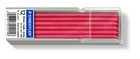 STAEDTLER 218-2 Lumocolor Non-Permanent Refill Lead for 3mm Leadholders - Red (P