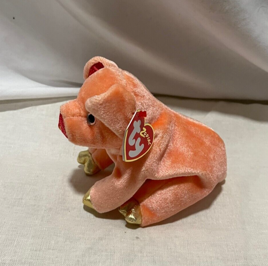 Ty Beanie Baby Zodiac Collection Pig eBay