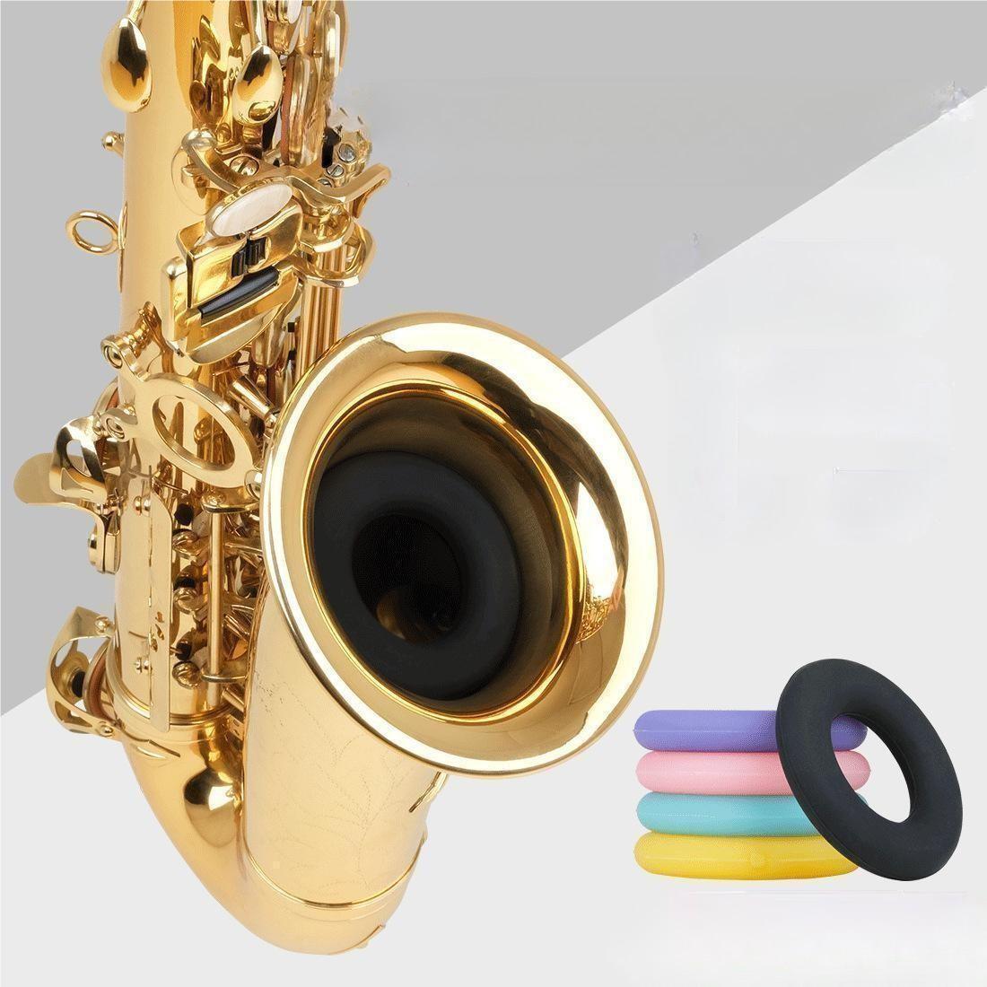 Saxophone Silencer Ring - Silicone Mute Dampener For Alto & Tenor Sax Practice