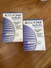 2Pack ACCU-CHEK Softclix Lancets 200 Count Sealed Box