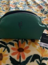 Simply Vera Wang Soft Pouch Zip Up Wristlet NEW, Emerald Flare