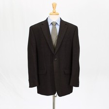 Chaps 44R Brown Sport Coat Blazer Jacket HT 2B Wool