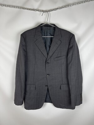 Gucci vintage striped button wool blazer jacket