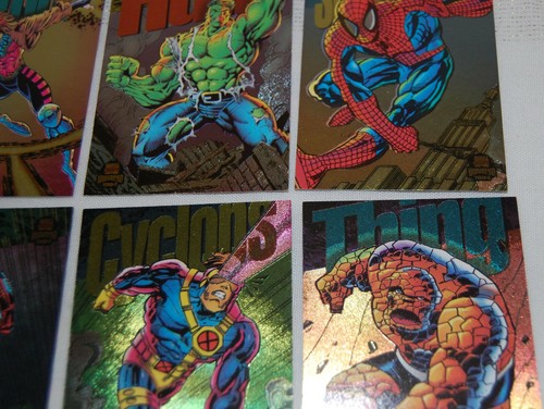 1994 Marvel Universe Series 5 Power Blast Set of 9 Foil Cards (1-9) - Picture 5 of 7