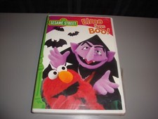 Sesame Street Elmo Says Boo New DVD Cartoon Show PBS Count Halloween Scared Kids