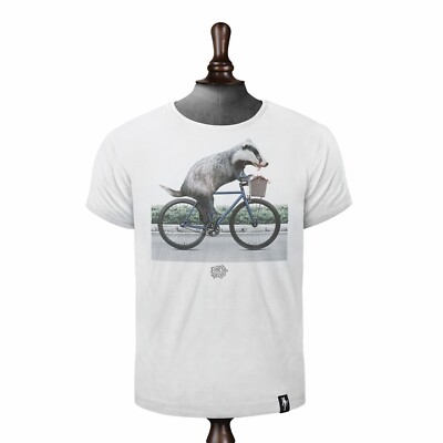 Dirty Velvet Clothing - T-Shirt ''Biker Badger'' aus 100% Bio-Baumwolle (NUR 3XL)