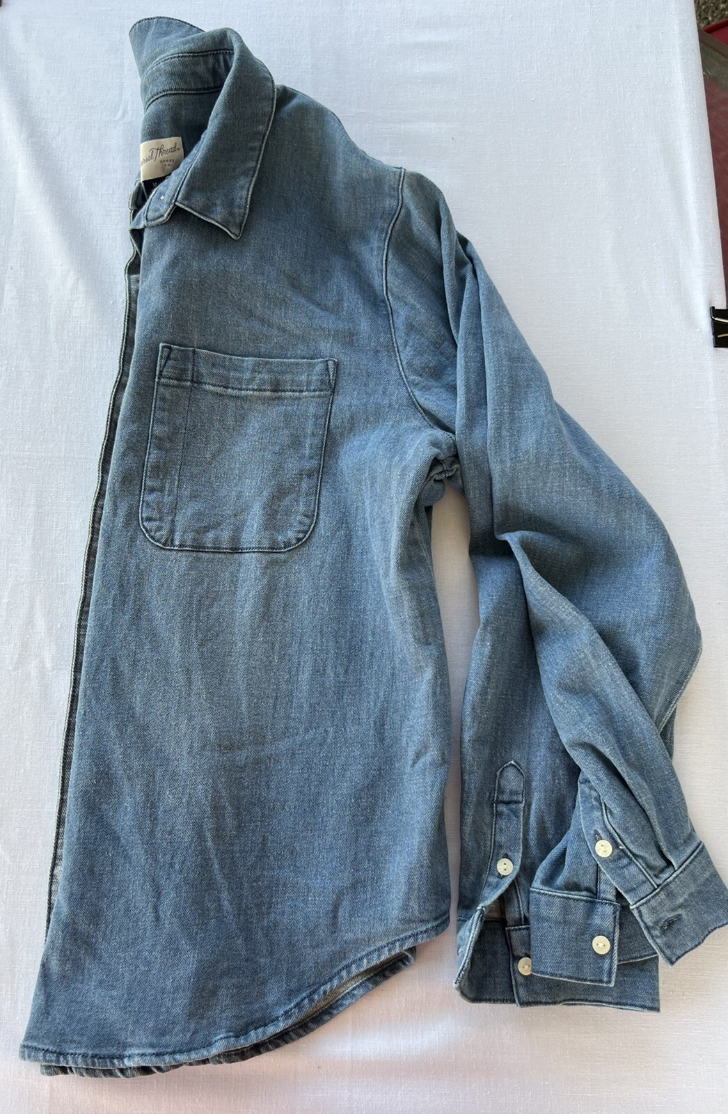 Women's Denim Jacket - Universal Thread Medium Ti… - image 5