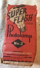 NOS Super Flash Photolamp No 2 By Wabash. 2 Pack
