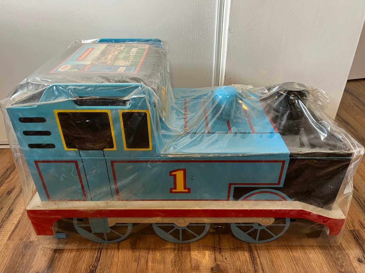 Thomas the Train Roundhouse Set #99403 Large Wooden Storage Bin - Main Image