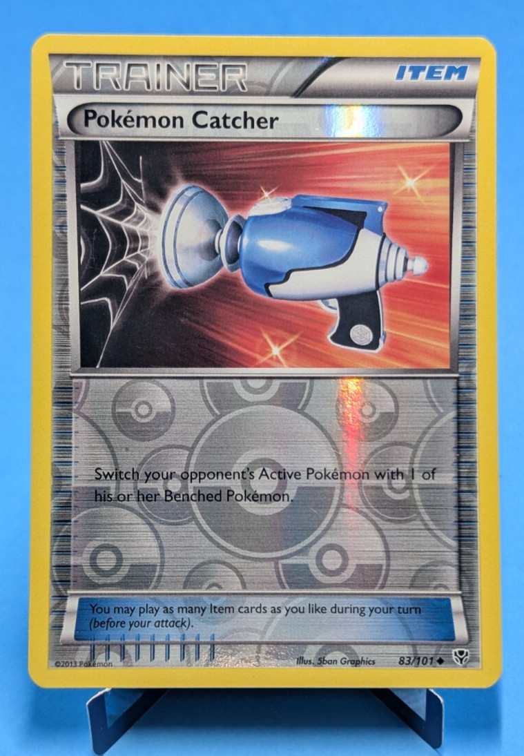 Pokémon Catcher 083/101 Pokémon TCG 2013 Uncommon Reverse Holo Plasma Blast NM