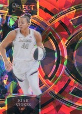 2024 Panini Select WNBA KIAH STOKES #179 RED ICE PRIZM PREMIER LEVEL ACES