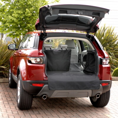 MYTZNB Kofferraummatte,kompatibel Mit Land Rover Evoque 2015-2019, Laderaumabdeckung, Schutzfolie, Zubehör,1-Black-Red